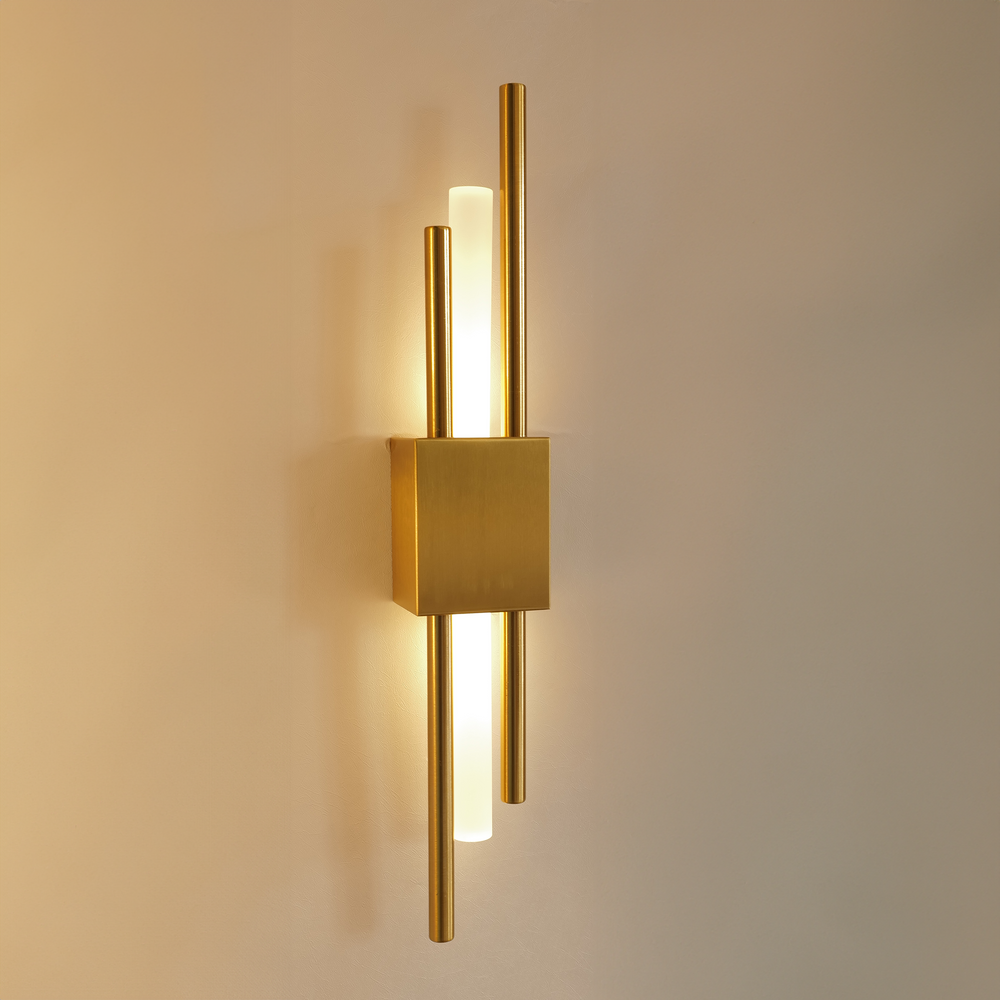 The Glitch Wall Lamp - 2-Pack - Modern Dimmable Wall Sconce in Gold