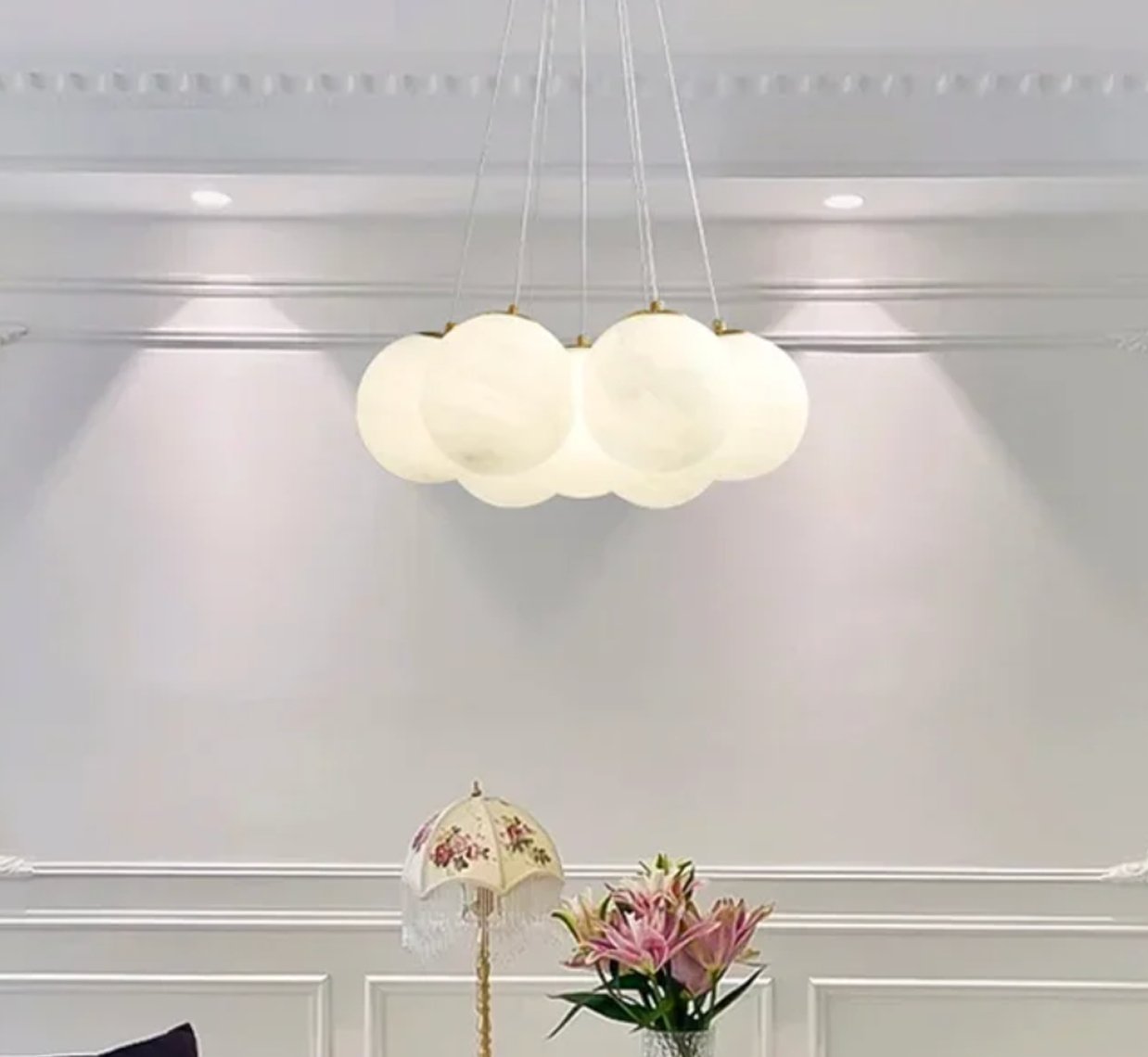 Blurred Bubbles Chandelier - Chandelier - Haus of Interiors