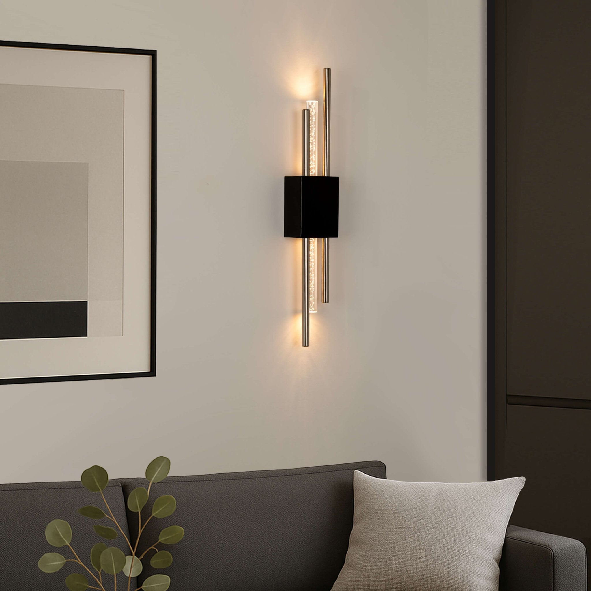 Glitch • Black & Silver • Battery - Haus of Interiors
