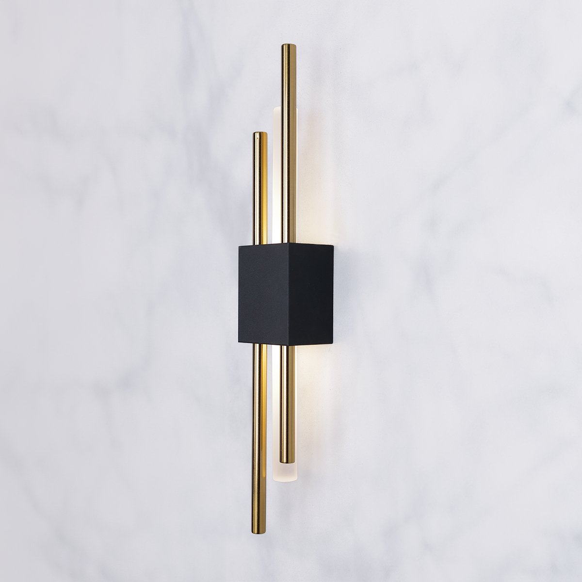 Glitch Wall Light • Black & Gold • Wall Wired • 2 - Pack - Haus of Interiors