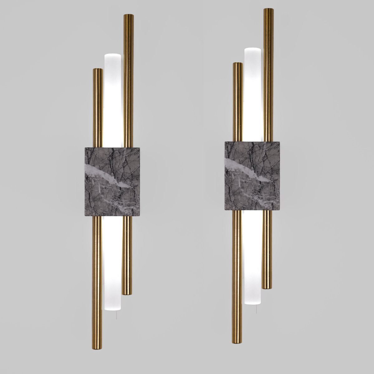 Glitch Wall Light • Gray Stone • Wall Wired • 2 - Pack - Haus of Interiors