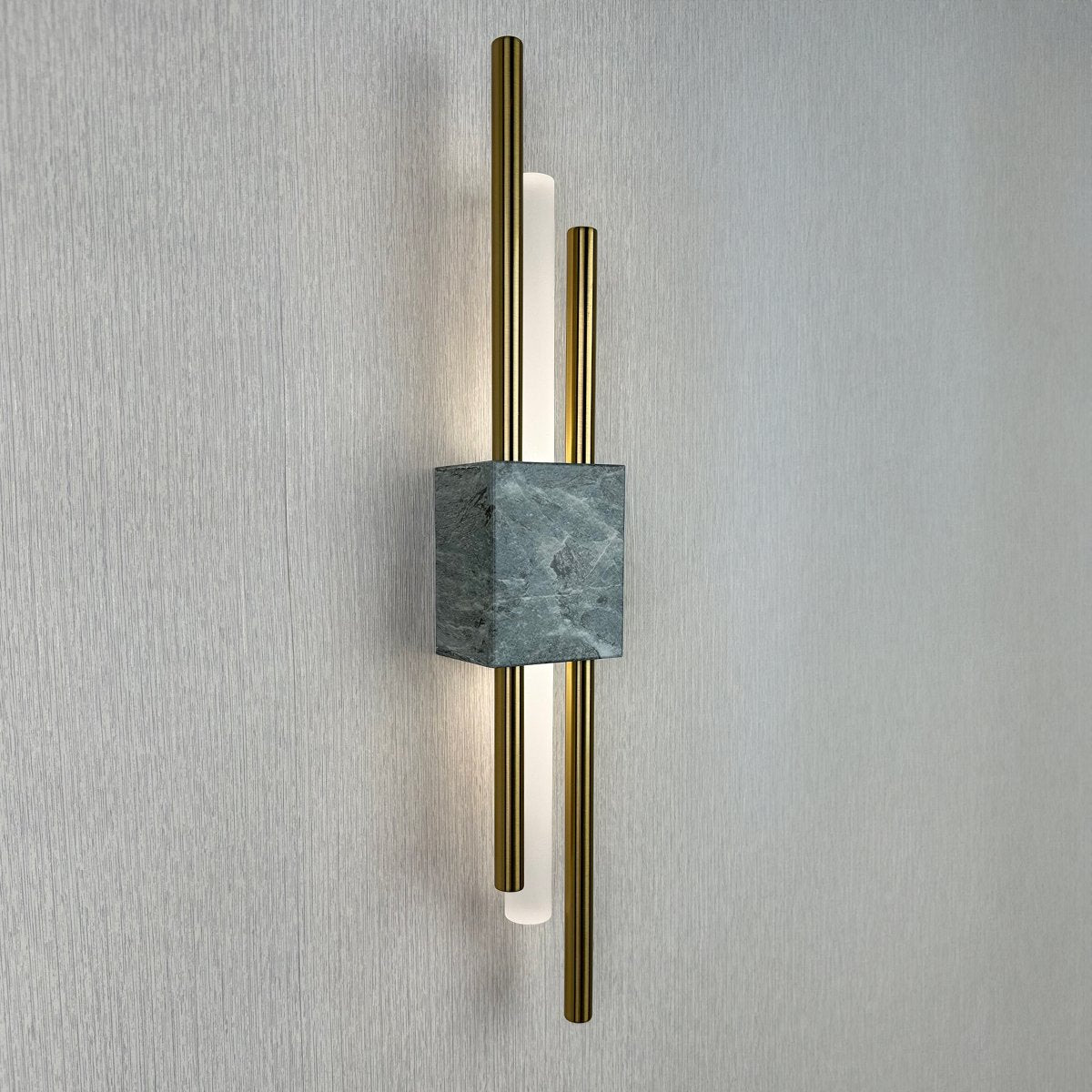 Glitch Wall Light • Green Stone • Wall Wired • 2 - Pack - Haus of Interiors