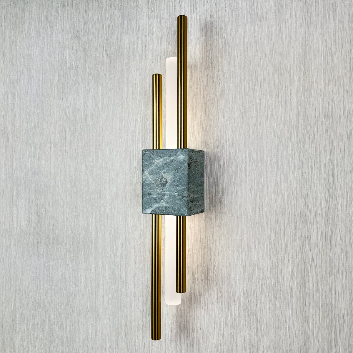 Glitch Wall Light • Green Stone • Wall Wired • 2 - Pack - Haus of Interiors