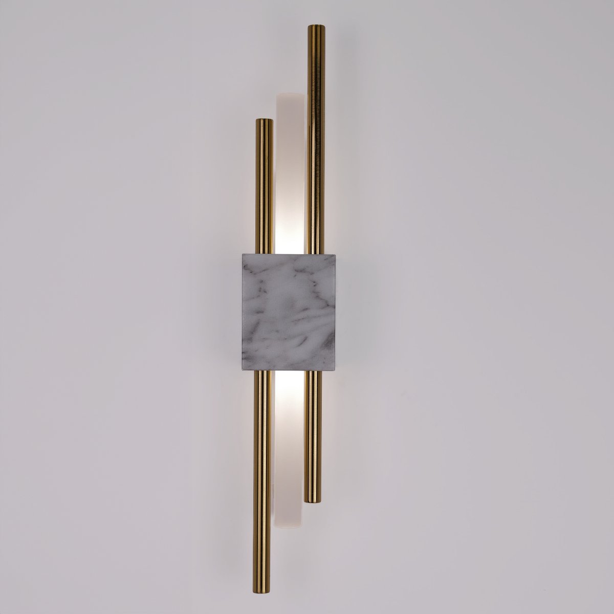 Glitch Wall Light • White Stone • Wall Wired • 2 - Pack - Haus of Interiors