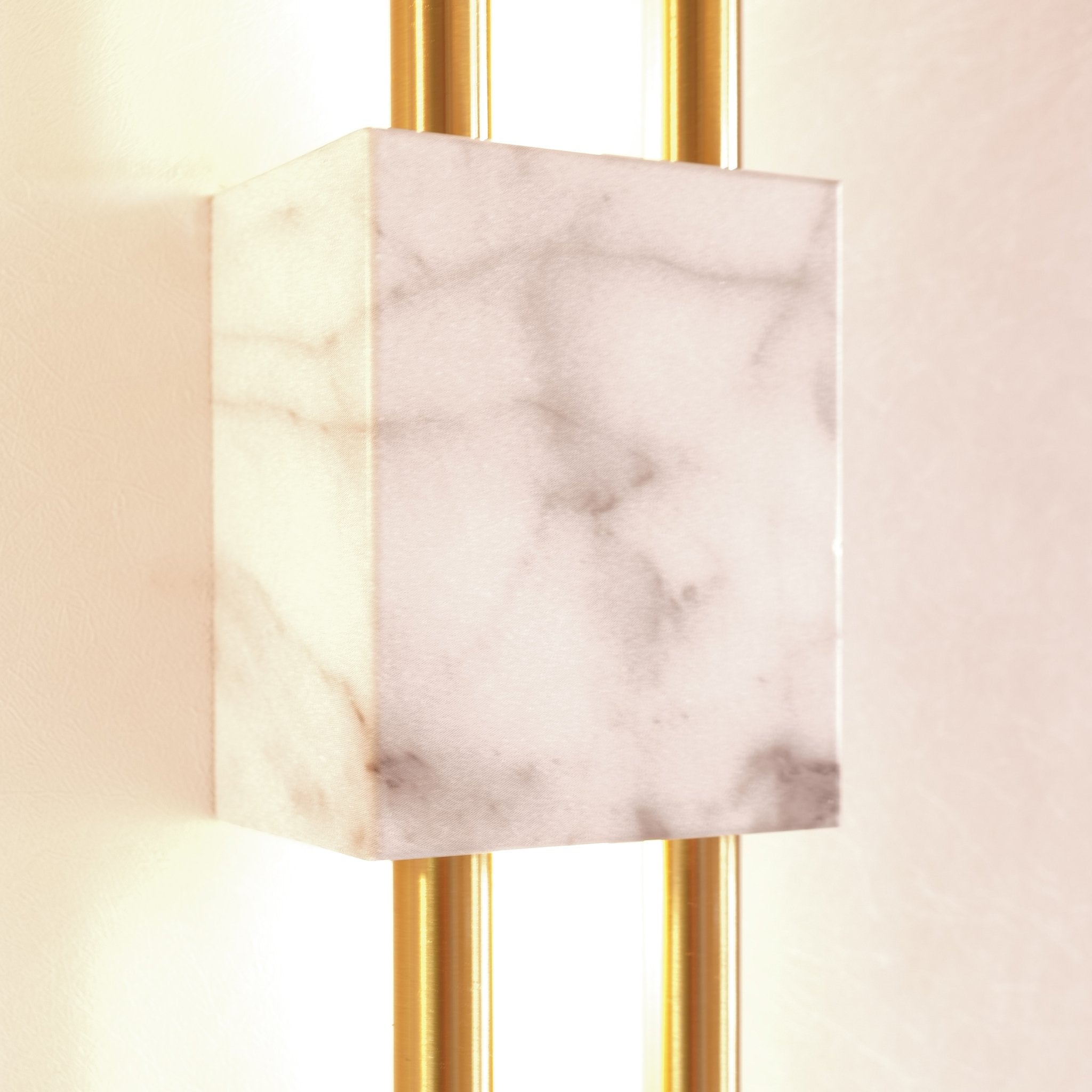 Glitch Wall Light • White Stone • Wall Wired • 2 - Pack - Haus of Interiors