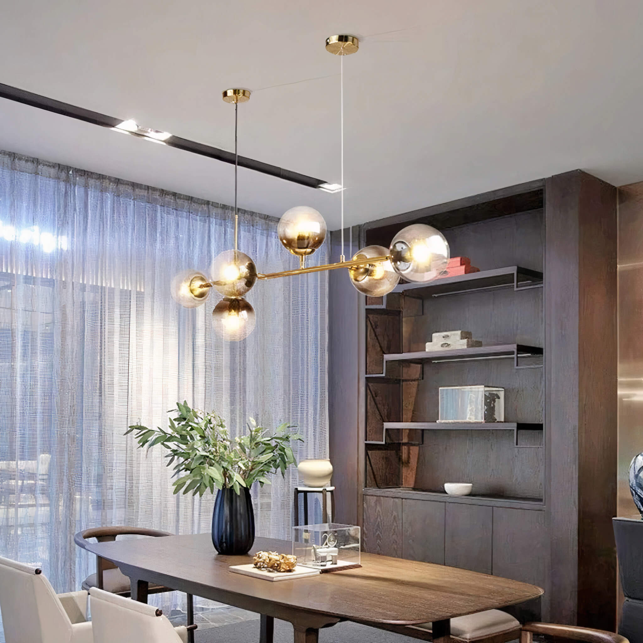 London Loft Ceiling Light • Gold - Chandelier - Haus of Interiors