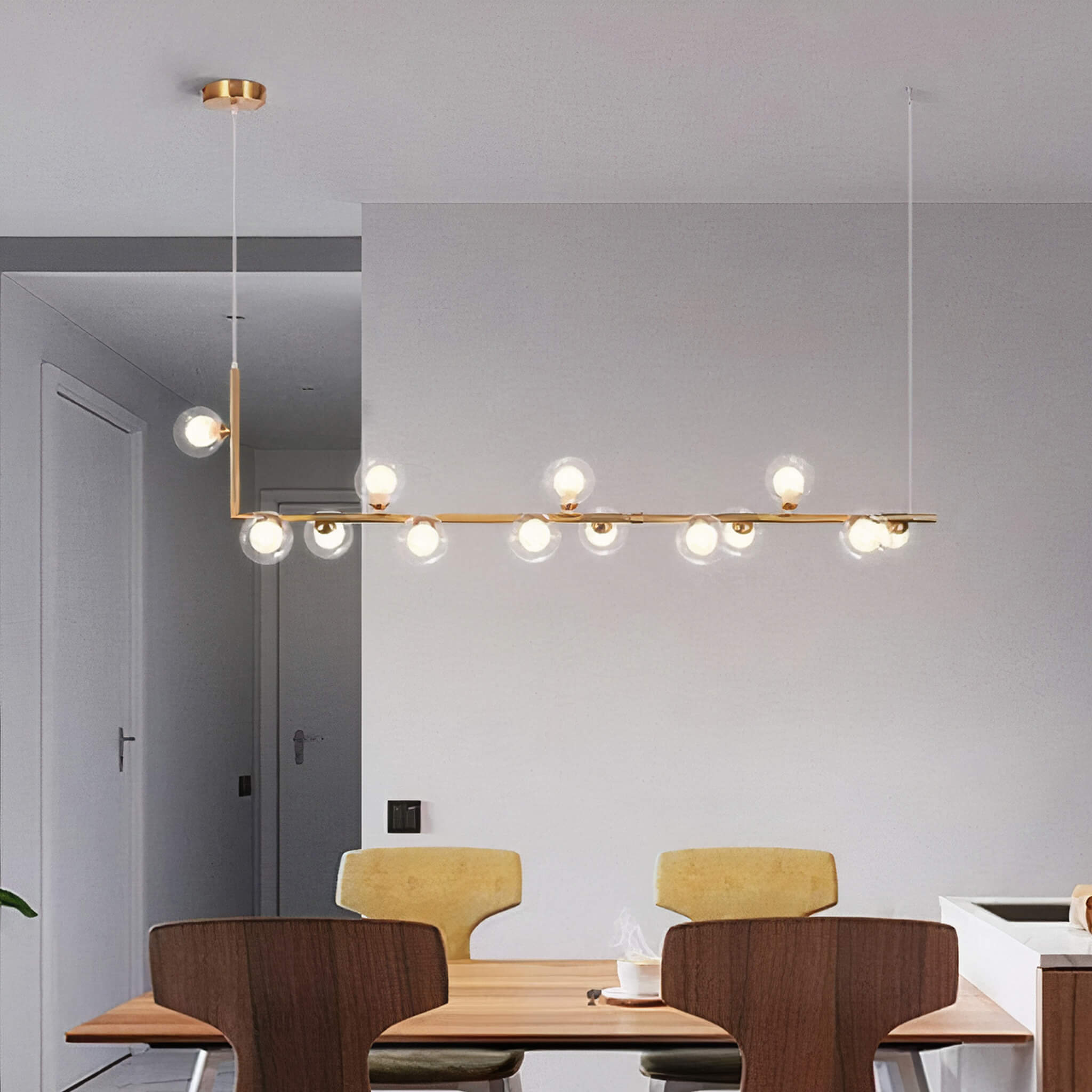 Nordic Bubble Ceiling Light • Gold - Chandelier - Haus of Interiors