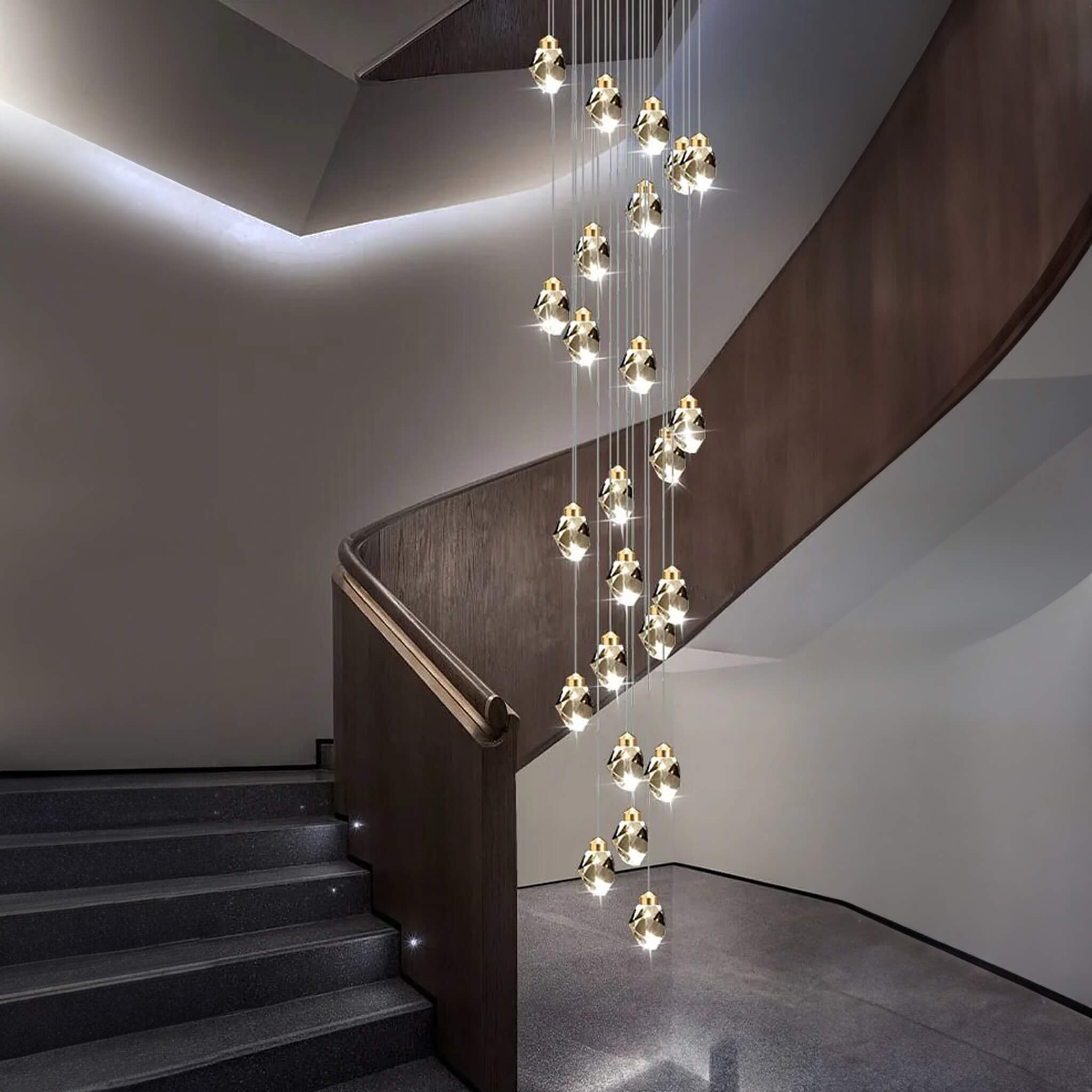 Nordic Crystal Chandelier - Haus of Interiors