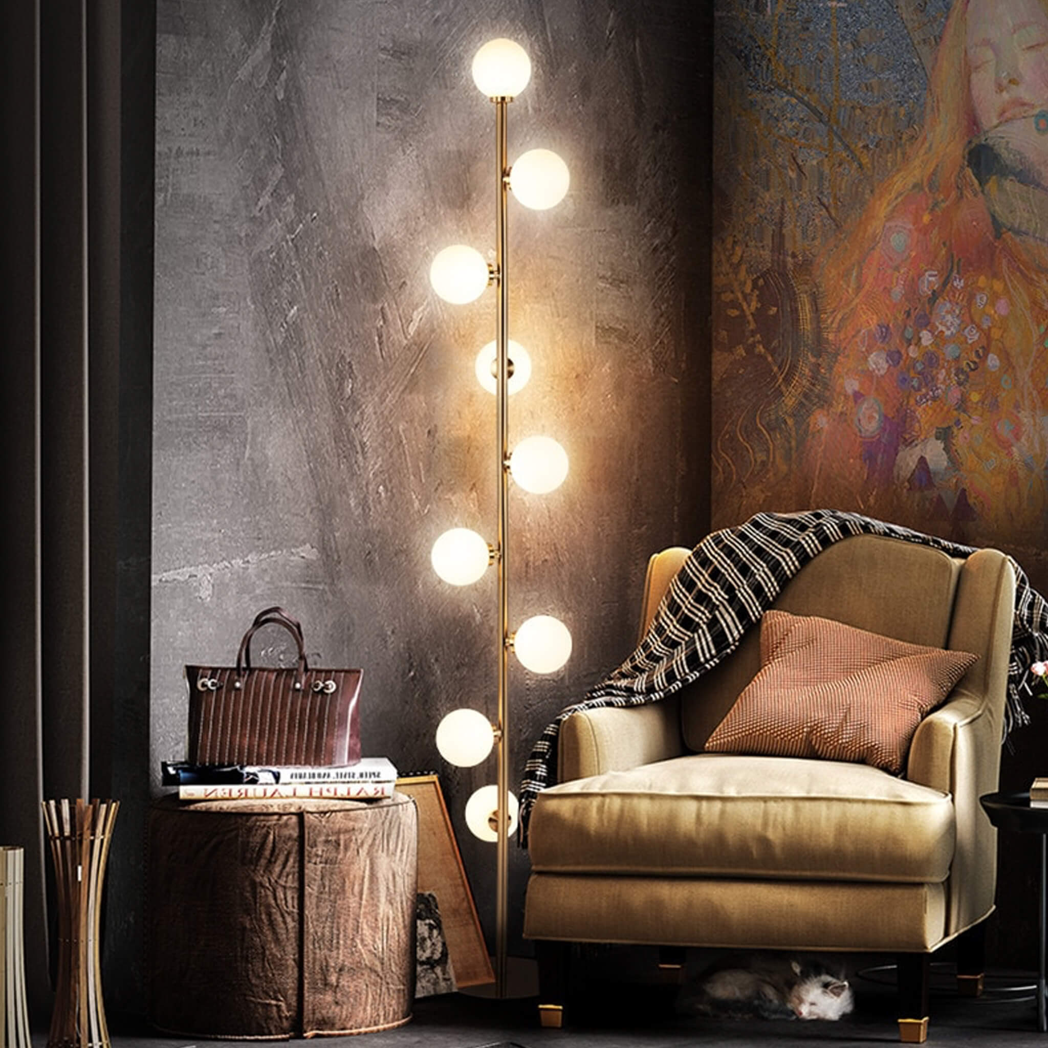 Nordic Globes Floor Lamp - Floor Lamp - Haus of Interiors