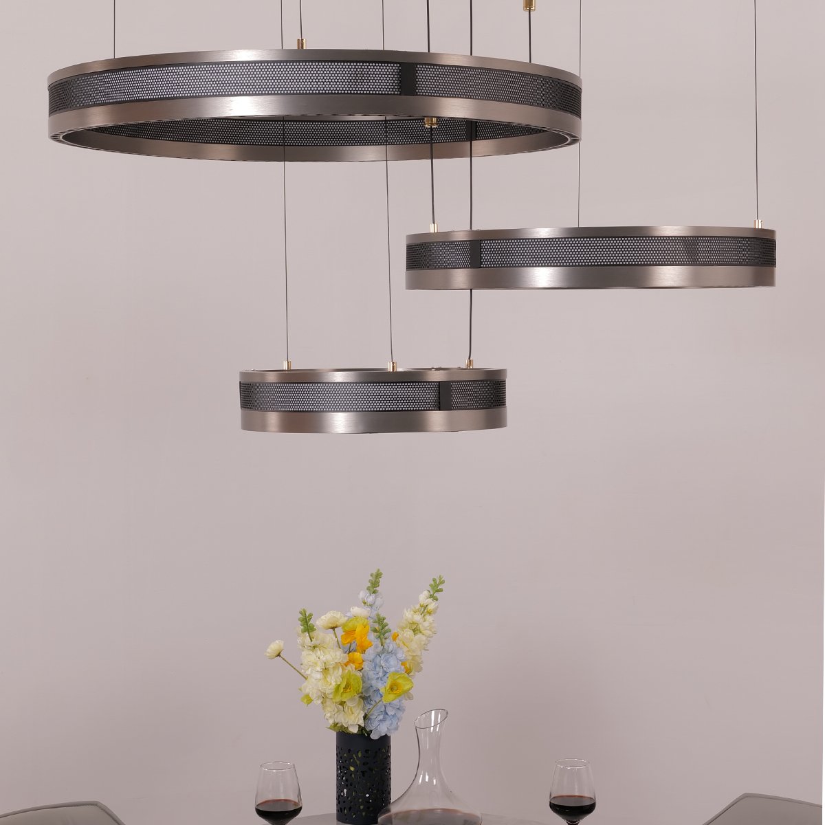 Titan Ring Chandelier - Ceiling Light - Haus of Interiors