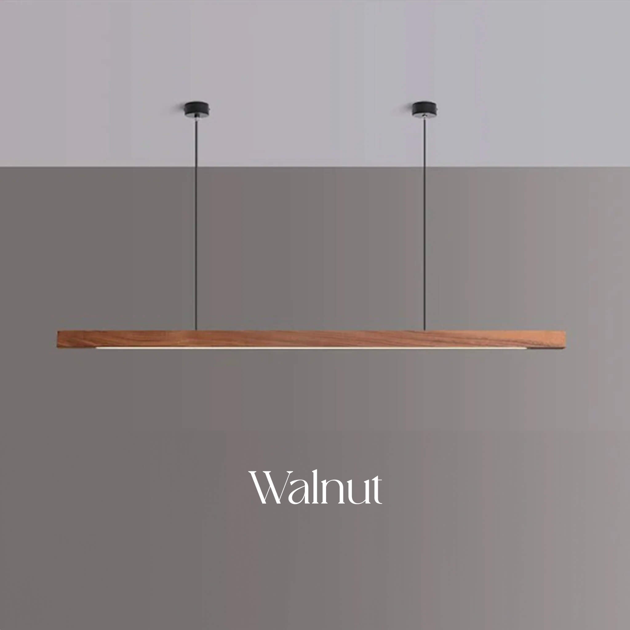 Wood Light Bar (Walnut)